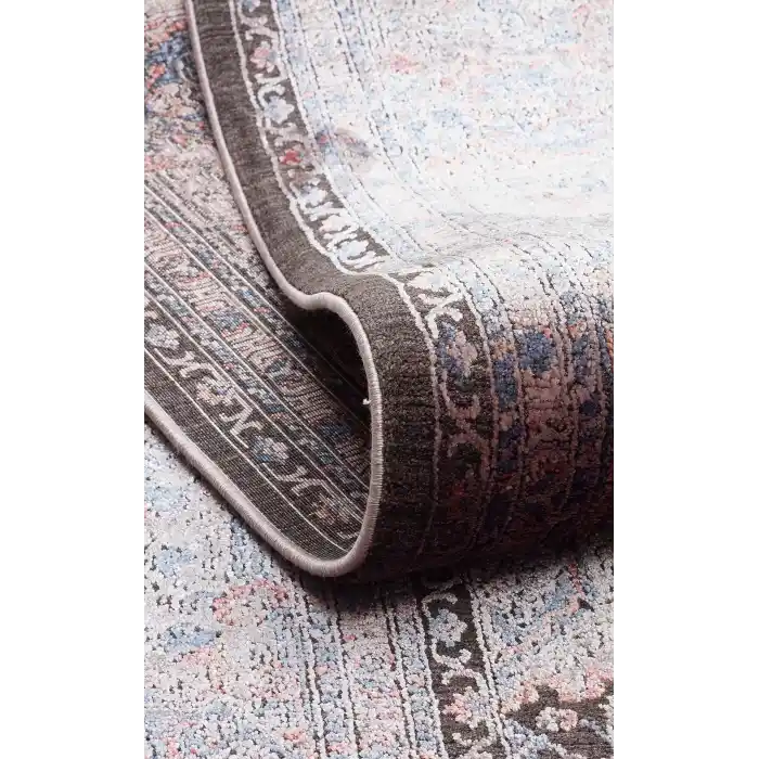 LAHOR HALI 0001 Özel Boyama İşlemi İle Üretilen Yüksek Alçak Dokuya Sahip Zengin Renkli Şık Salon Halısı