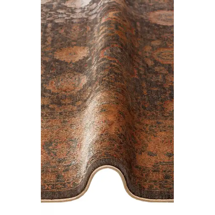 LAHOR HALI 0008 Özel Boyama İşlemi İle Üretilen Yüksek Alçak Dokuya Sahip Zengin Renkli Şık Salon Halısı