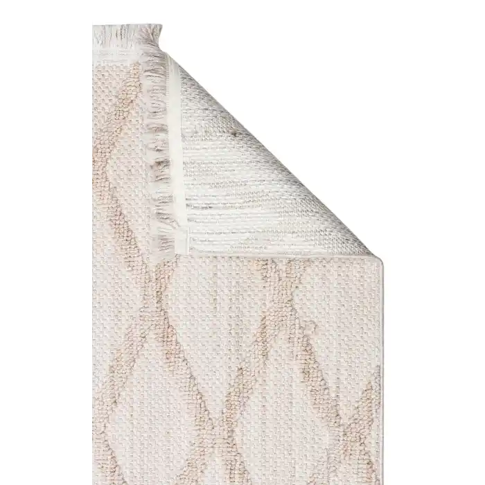 Cozy CZY 04 Beige Hav Toz Vermez Modern Örgü Dokuma Makine Halısı