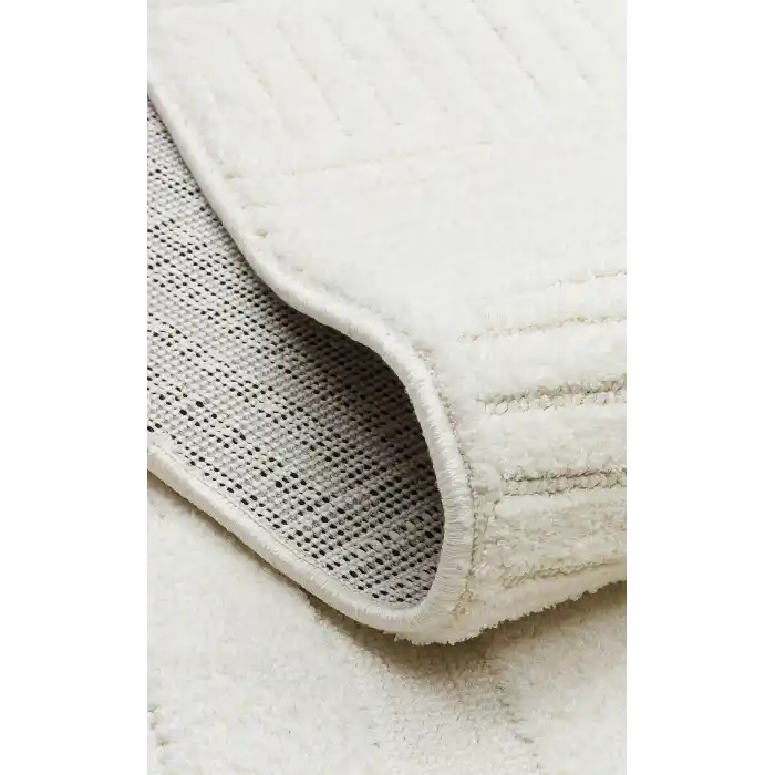 MISSORI HALI 0053 Hav Toz Vermez Sade Desenli Yumuşak Dokulu Modern Makine Halısı