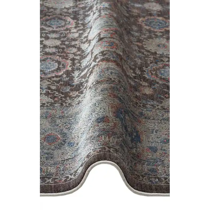 LAHOR HALI 0009 Özel Boyama İşlemi İle Üretilen Yüksek Alçak Dokuya Sahip Zengin Renkli Şık Salon Halısı