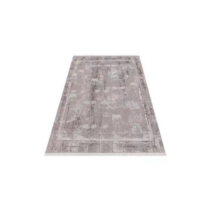 TORINO HALI 0126 Sık Dokuma Dökümlü Yere Oturan Hav Toz Vermez Yıkanabilir Kaymaz Tabanlı Modern Halı