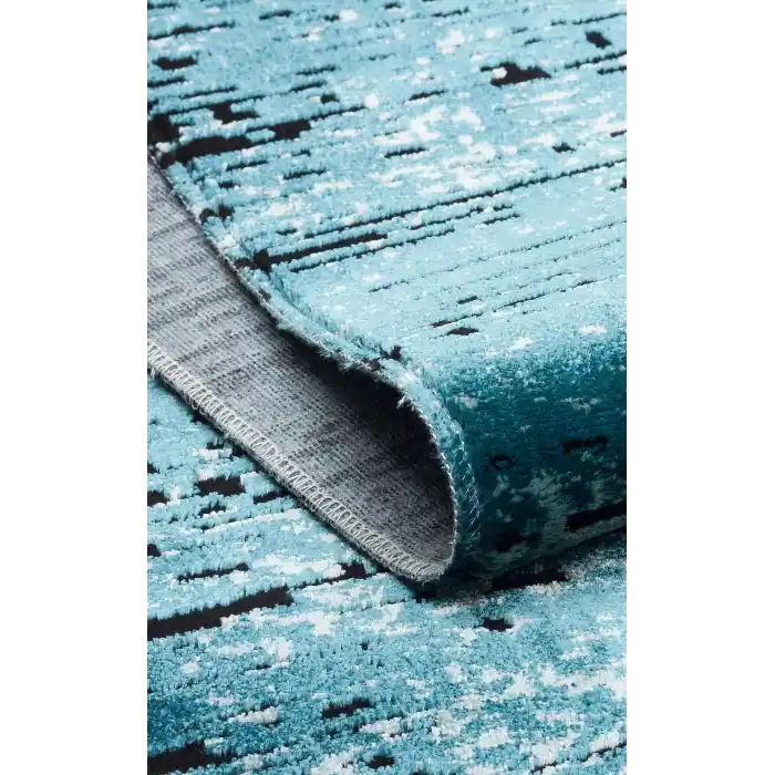 SATEEN HALI 0546 Hav Toz Vermez Yıkanabilir Kaymaz İnce Dokuma Modern Halı