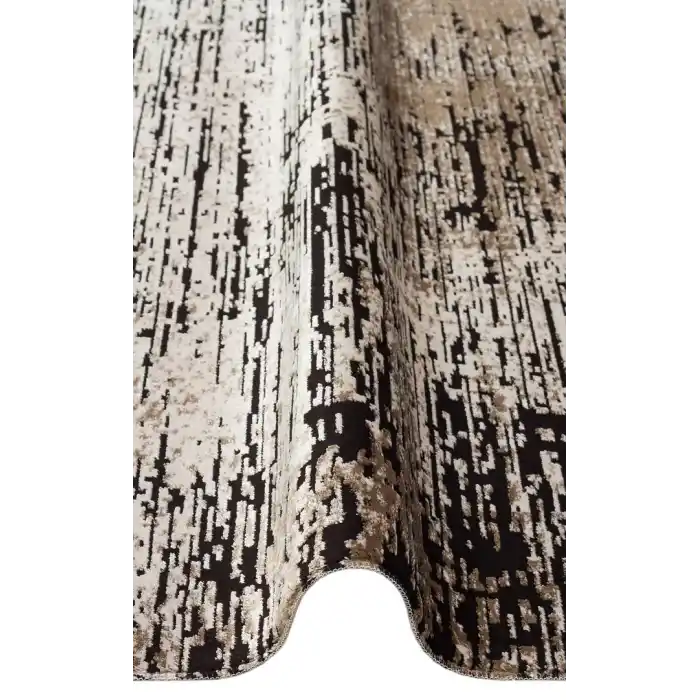 SATEEN HALI 0528 Hav Toz Vermez Yıkanabilir Kaymaz İnce Dokuma Modern Halı