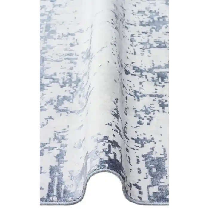 Cordoba Db 01 Denim Nw Parlak Yüksek Alçak Dokulu Modern Makine Halısı