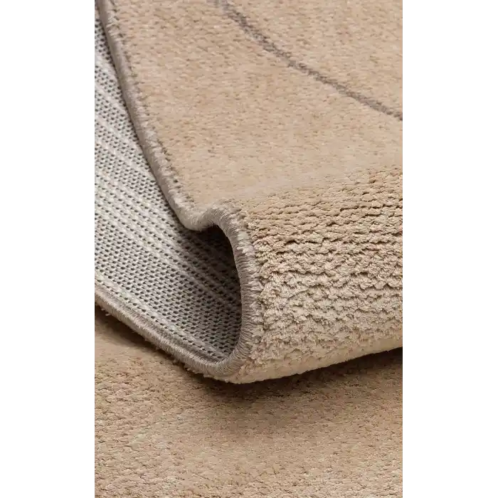 Urban 02 Beige Etnik Desenlere Sahip Hav Toz Vermez Yumuşak Dokulu Modern Halı