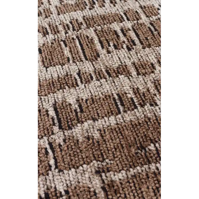 TRIBAL HALI 0279 Yıkanabilir Vintage Desenli Modern İnce Dokuma Halı