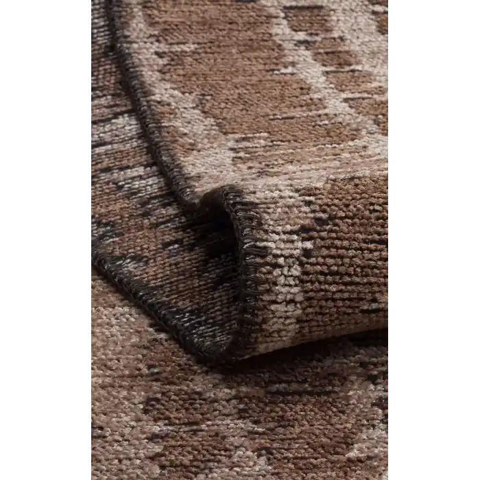 TRIBAL HALI 0279 Yıkanabilir Vintage Desenli Modern İnce Dokuma Halı