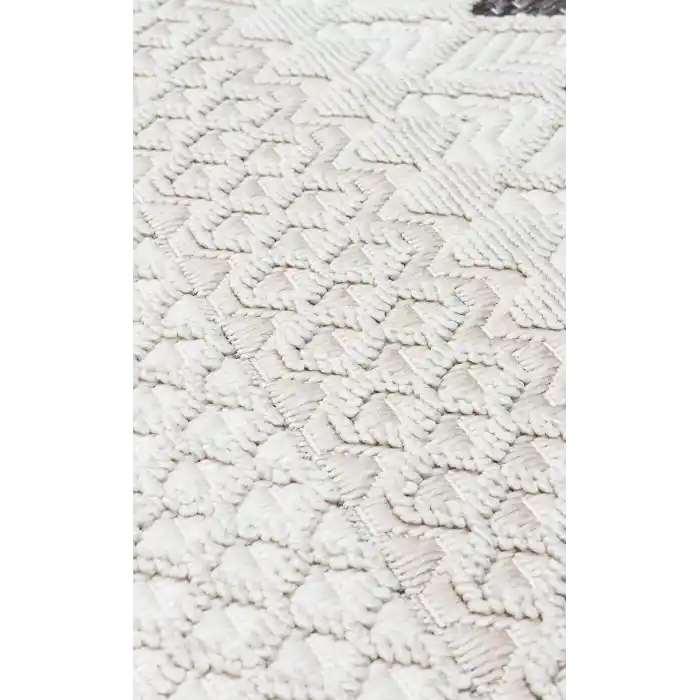 Cozy CZY 07 Cream Beige LW Hav Toz Vermez Modern Örgü Dokuma Makine Halısı