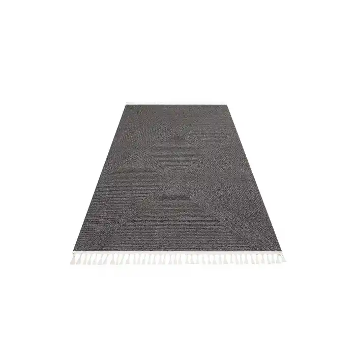 Cozy CZY 08 Antrasit LW Hav Toz Vermez Modern Örgü Dokuma Makine Halısı