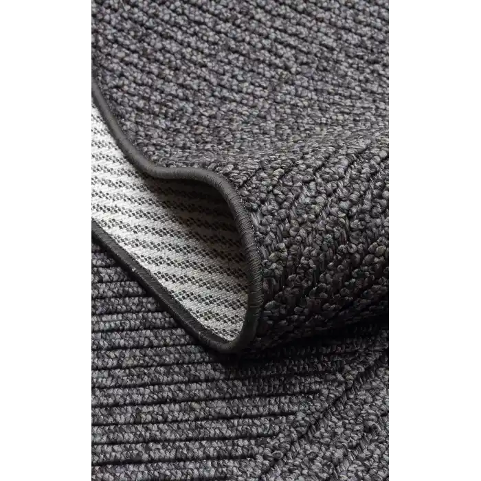 Cozy CZY 08 Antrasit LW Hav Toz Vermez Modern Örgü Dokuma Makine Halısı