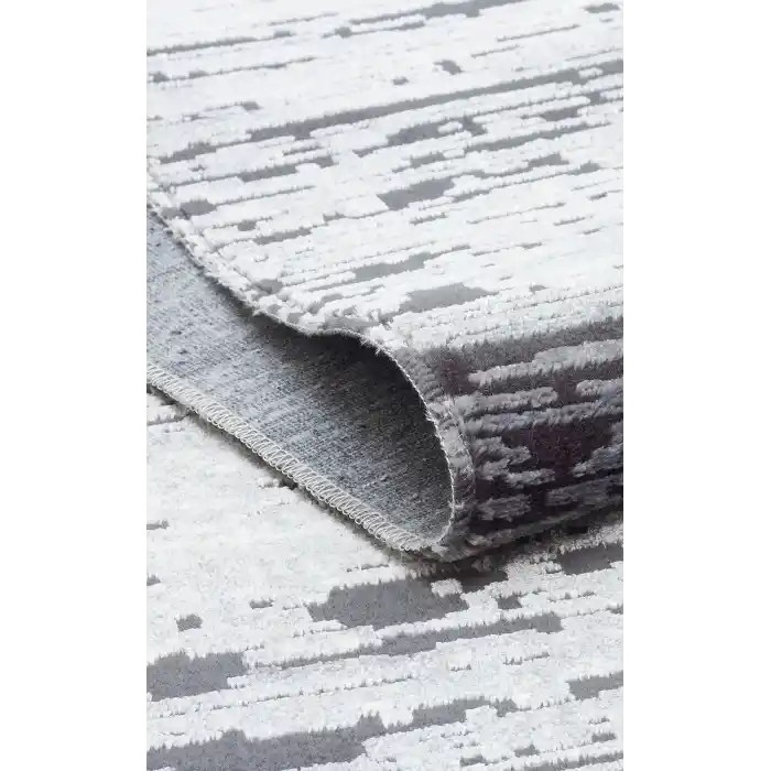 SATEEN HALI 0525 Hav Toz Vermez Yıkanabilir Kaymaz İnce Dokuma Modern Halı