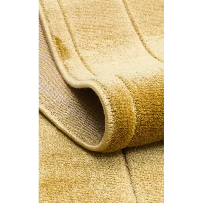 MISSORI HALI 0112 Hav Toz Vermez Sade Desenli Yumuşak Dokulu Modern Makine Halısı