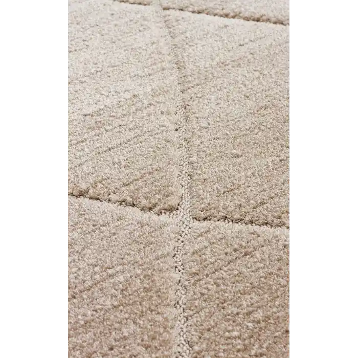 MISSORI HALI 0119 Hav Toz Vermez Sade Desenli Yumuşak Dokulu Modern Makine Halısı