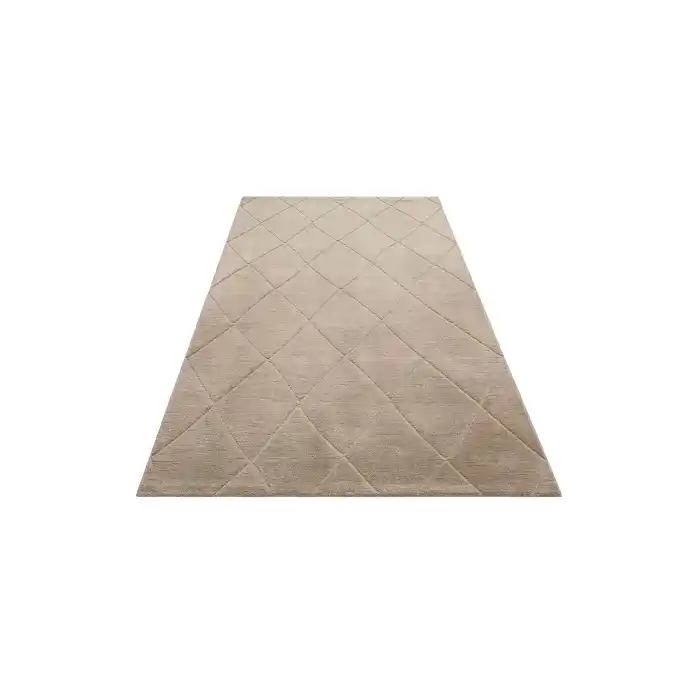 MISSORI HALI 0119 Hav Toz Vermez Sade Desenli Yumuşak Dokulu Modern Makine Halısı