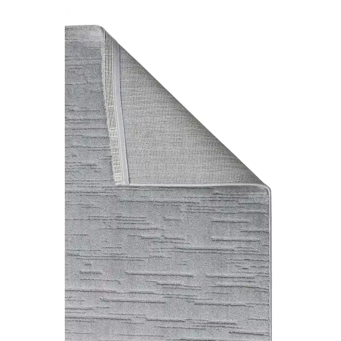 MISSORI HALI 0155 Hav Toz Vermez Sade Desenli Yumuşak Dokulu Modern Makine Halısı