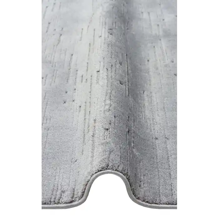 MISSORI HALI 0155 Hav Toz Vermez Sade Desenli Yumuşak Dokulu Modern Makine Halısı