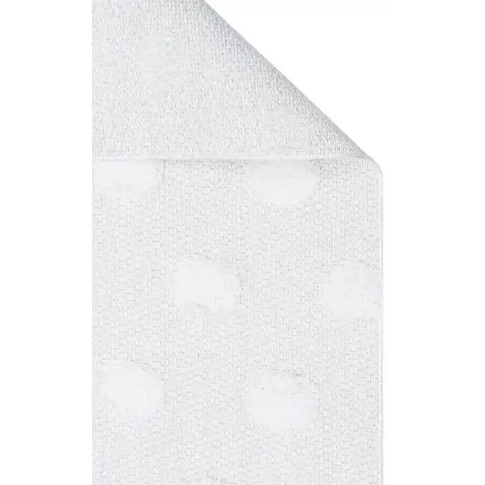 Dublin DBL 03 Cream Yıkanabilir Örgü Dokulu Naturel Pamuk Halı