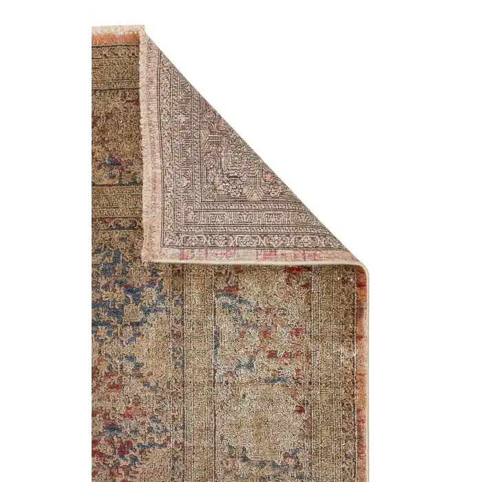 LAHOR HALI 0028 Özel Boyama İşlemi İle Üretilen Yüksek Alçak Dokuya Sahip Zengin Renkli Şık Salon Halısı