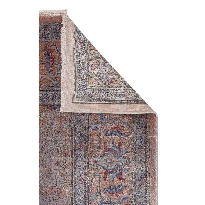 LAHOR HALI 0033 Özel Boyama İşlemi İle Üretilen Yüksek Alçak Dokuya Sahip Zengin Renkli Şık Salon Halısı