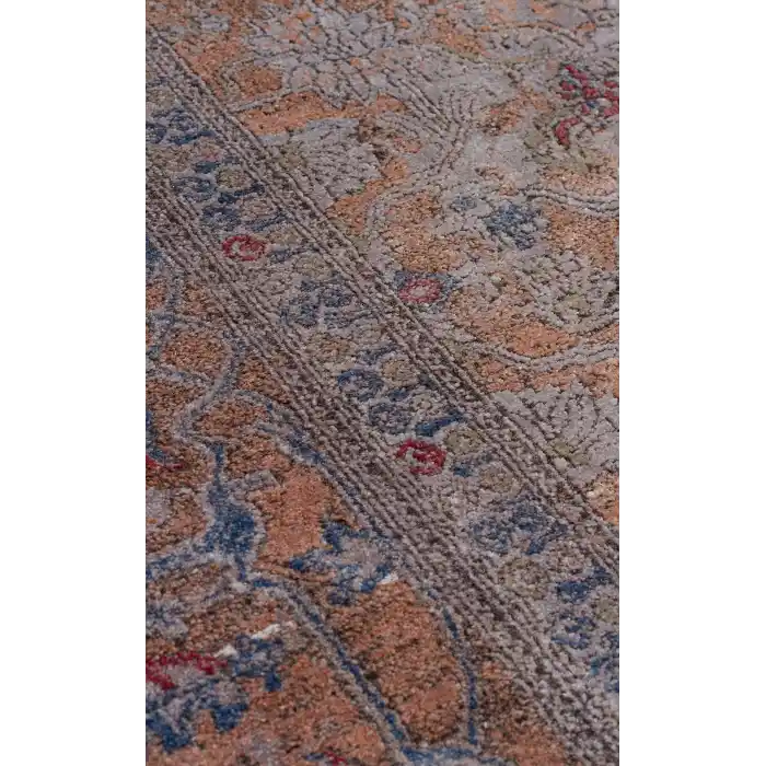 LAHOR HALI 0033 Özel Boyama İşlemi İle Üretilen Yüksek Alçak Dokuya Sahip Zengin Renkli Şık Salon Halısı