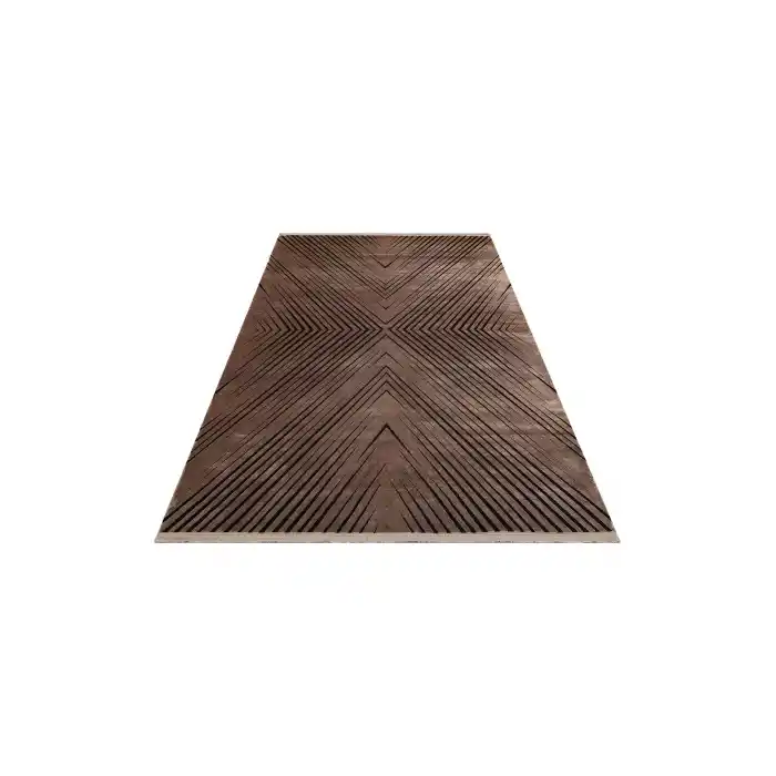 Cordoba Db 06 Antrasit Vizon Nw Parlak Yüksek Alçak Dokulu Modern Makine Halısı