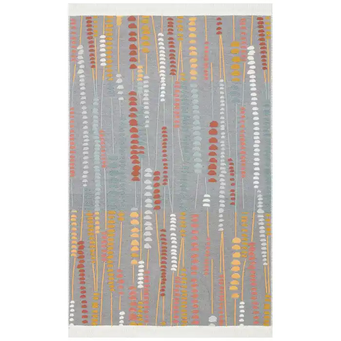 Arya Ar 34 Multy %100 Geri Dönüşümlü Pamuktan Çift Taraflı Yıkanabilir Modern Dekoratif Kilim