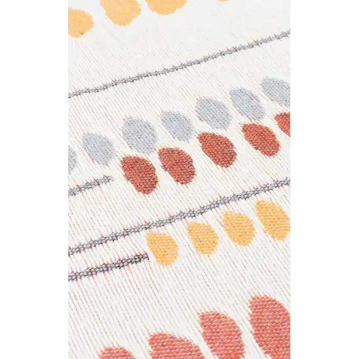 Arya Ar 34 Multy %100 Geri Dönüşümlü Pamuktan Çift Taraflı Yıkanabilir Modern Dekoratif Kilim