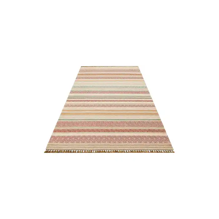 Aztec Az 01 Terra Antibakteriyel Hav Toz Vermez Yıkanabilir Kaymaz Modern İnce Dokuma Kilim