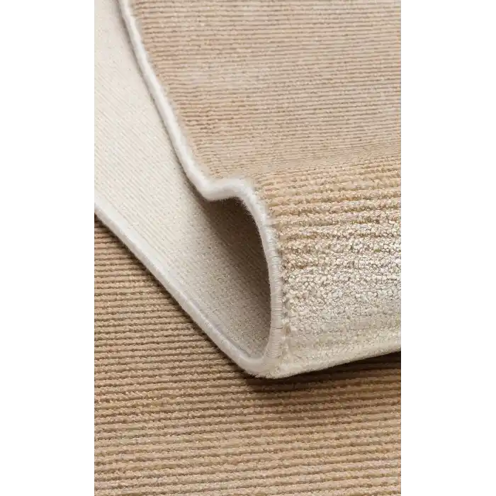 Napoli NAP 01 Beige Sade Desenli Modern Sık Dokuma Makine Halısı