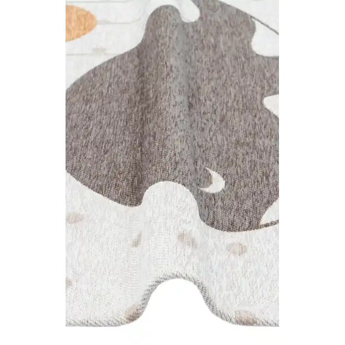 JUNGLE HALI 0001 Kaymaz Tabanlı Dokuma Renkli Çocuk Halısı