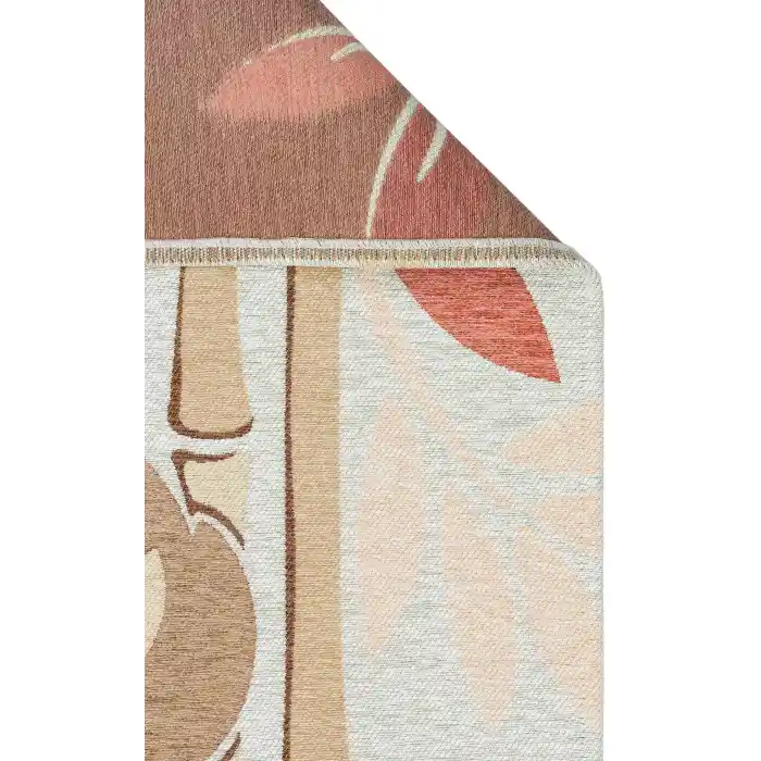 JUNGLE HALI 0006 Kaymaz Tabanlı Dokuma Renkli Çocuk Halısı