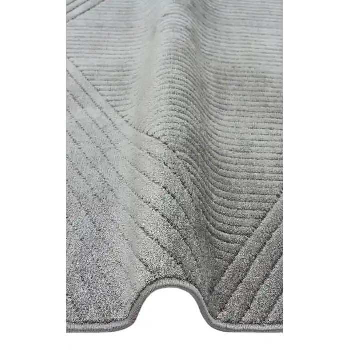 MISSORI HALI 0115 Hav Toz Vermez Sade Desenli Yumuşak Dokulu Modern Makine Halısı