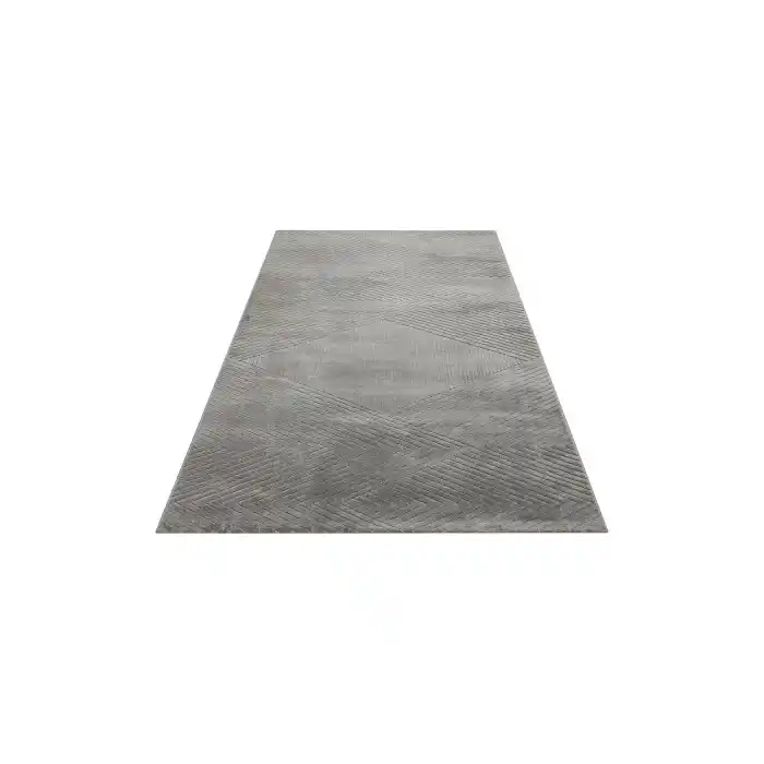 MISSORI HALI 0115 Hav Toz Vermez Sade Desenli Yumuşak Dokulu Modern Makine Halısı