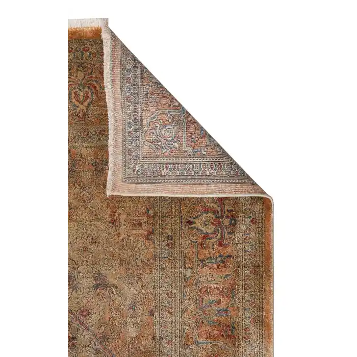 LAHOR HALI 0042 Özel Boyama İşlemi İle Üretilen Yüksek Alçak Dokuya Sahip Zengin Renkli Şık Salon Halısı