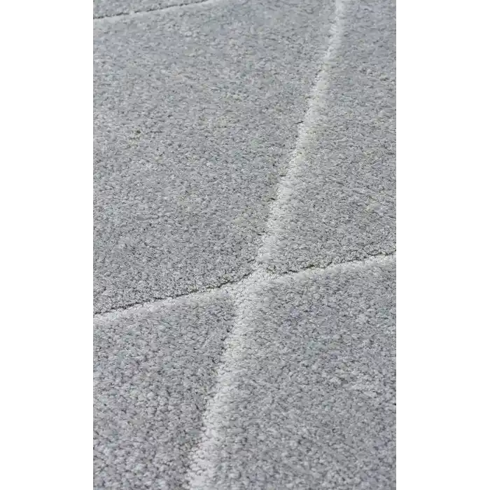 MISSORI HALI 0128 Hav Toz Vermez Sade Desenli Yumuşak Dokulu Modern Makine Halısı