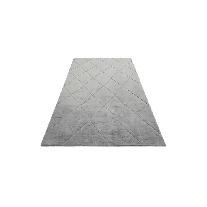 MISSORI HALI 0128 Hav Toz Vermez Sade Desenli Yumuşak Dokulu Modern Makine Halısı