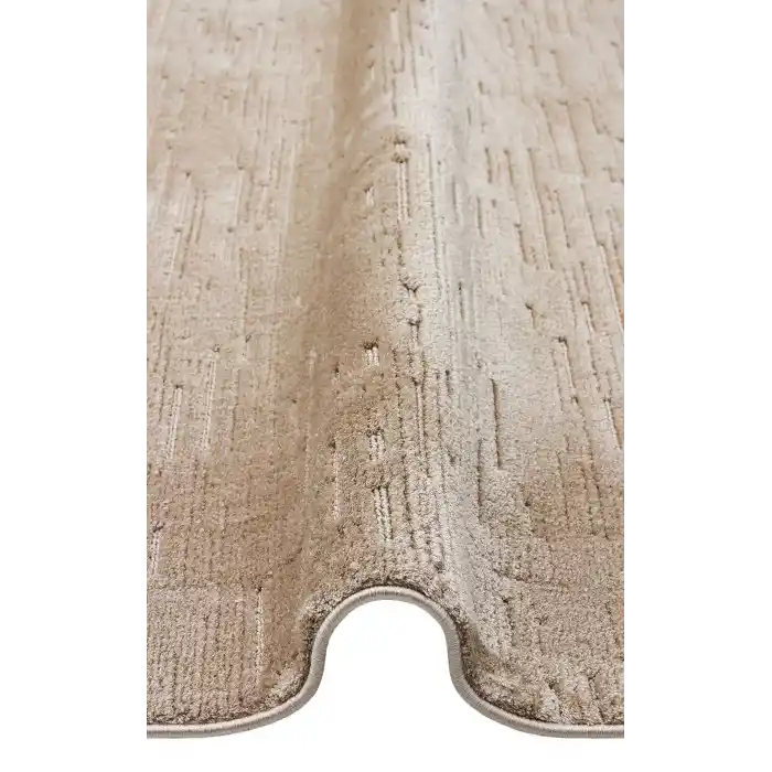 MISSORI HALI 0136 Hav Toz Vermez Sade Desenli Yumuşak Dokulu Modern Makine Halısı