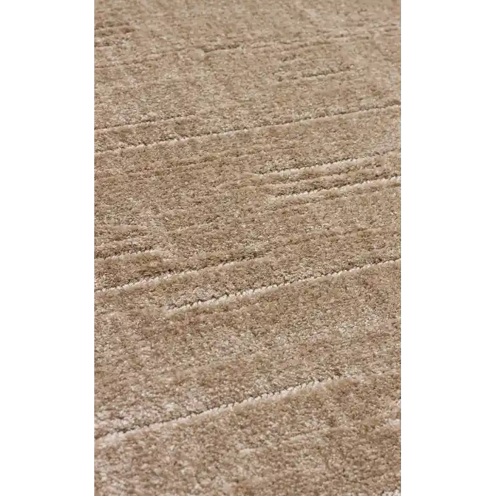 MISSORI HALI 0136 Hav Toz Vermez Sade Desenli Yumuşak Dokulu Modern Makine Halısı