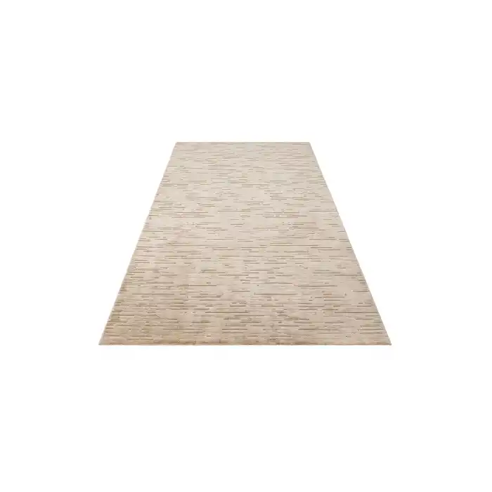 MISSORI HALI 0136 Hav Toz Vermez Sade Desenli Yumuşak Dokulu Modern Makine Halısı