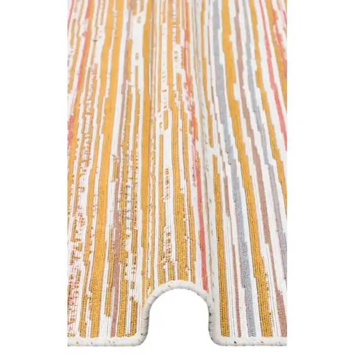 Arya Ar 35 Multy %100 Geri Dönüşümlü Pamuktan Çift Taraflı Yıkanabilir Modern Dekoratif Kilim