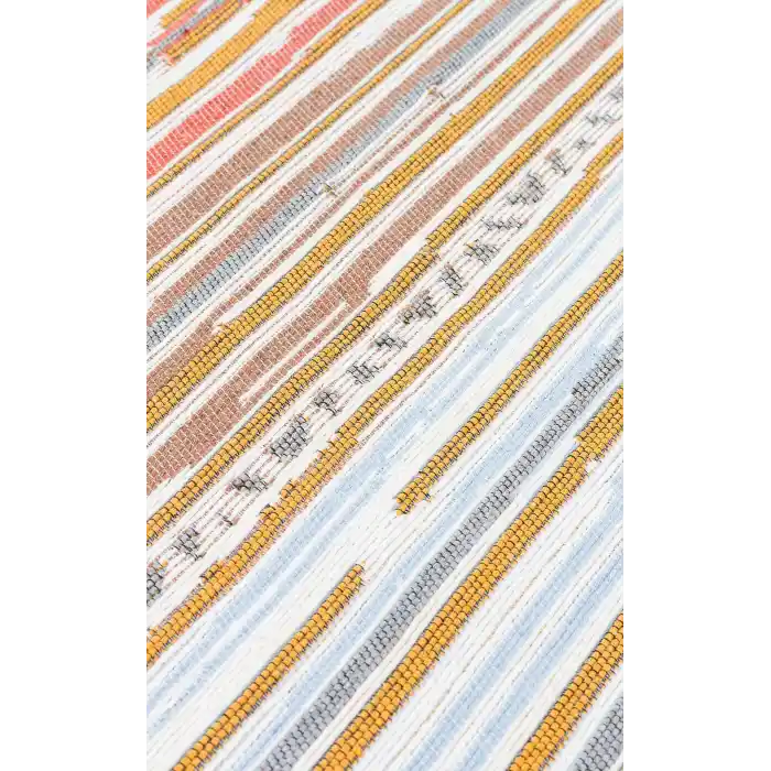 Arya Ar 35 Multy %100 Geri Dönüşümlü Pamuktan Çift Taraflı Yıkanabilir Modern Dekoratif Kilim