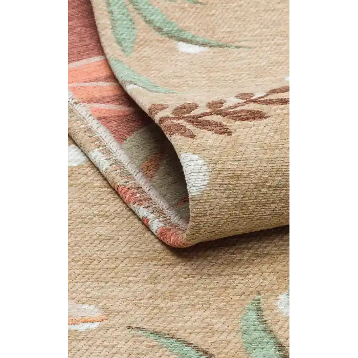 JUNGLE HALI 0008 Kaymaz Tabanlı Dokuma Renkli Çocuk Halısı