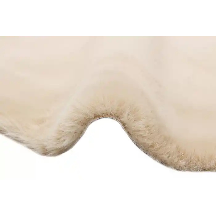 MOLLIS POST 0018 Yumuşak Dokulu Uzun Tüylü Yıkanabilir Tavşan Postu