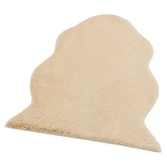 MOLLIS POST 0018 Yumuşak Dokulu Uzun Tüylü Yıkanabilir Tavşan Postu