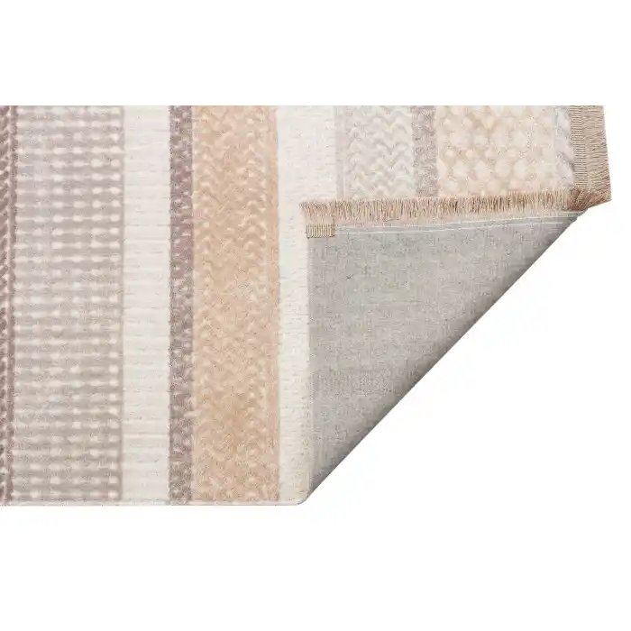 SATEEN HALI 0360 Hav Toz Vermez Yıkanabilir Kaymaz İnce Dokuma Modern Halı