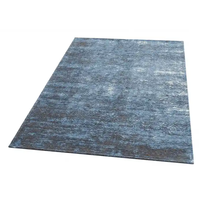 TOLEDO HALI 0023 Hav Toz Vermez Antibakteriyel Vintage Desenli Yıkanabilir İnce Dokuma Halı