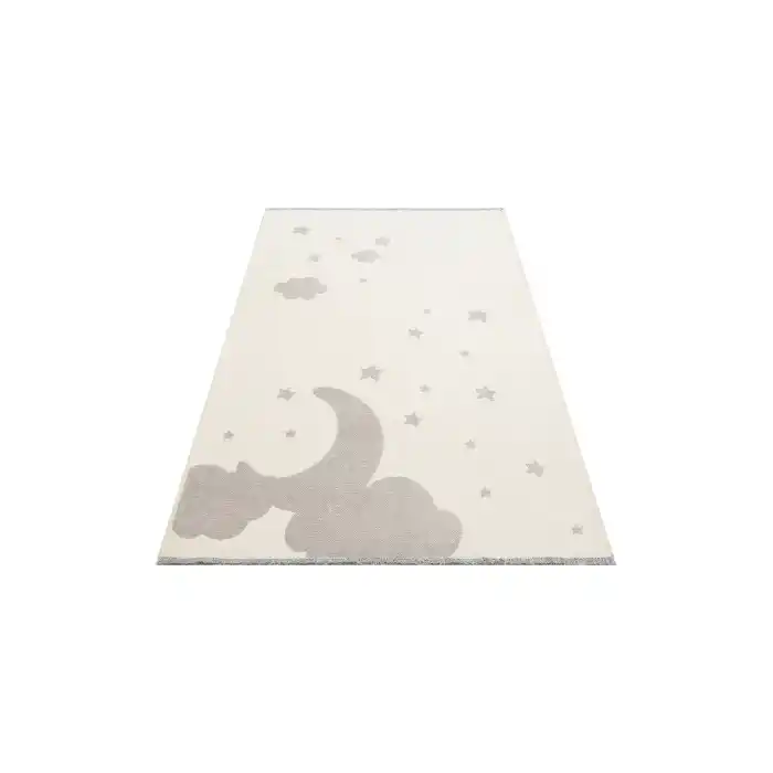 MIA COTTON HALI 0005 Yıkanabilir Çift Taraflı Pofuduk Dokuma Pamuk Kilim