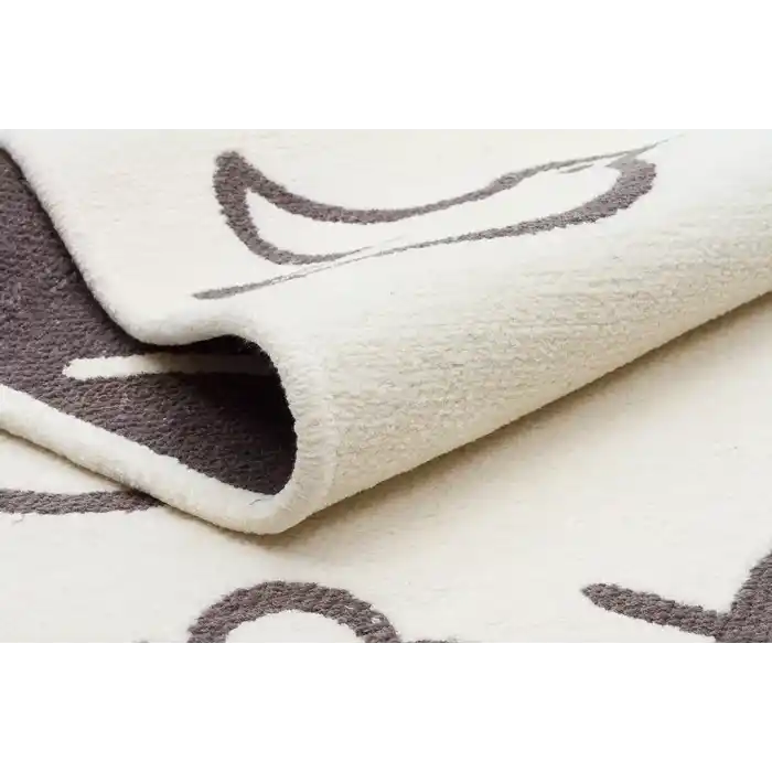 MIA COTTON HALI 0012 Yıkanabilir Çift Taraflı Pofuduk Dokuma Pamuk Kilim