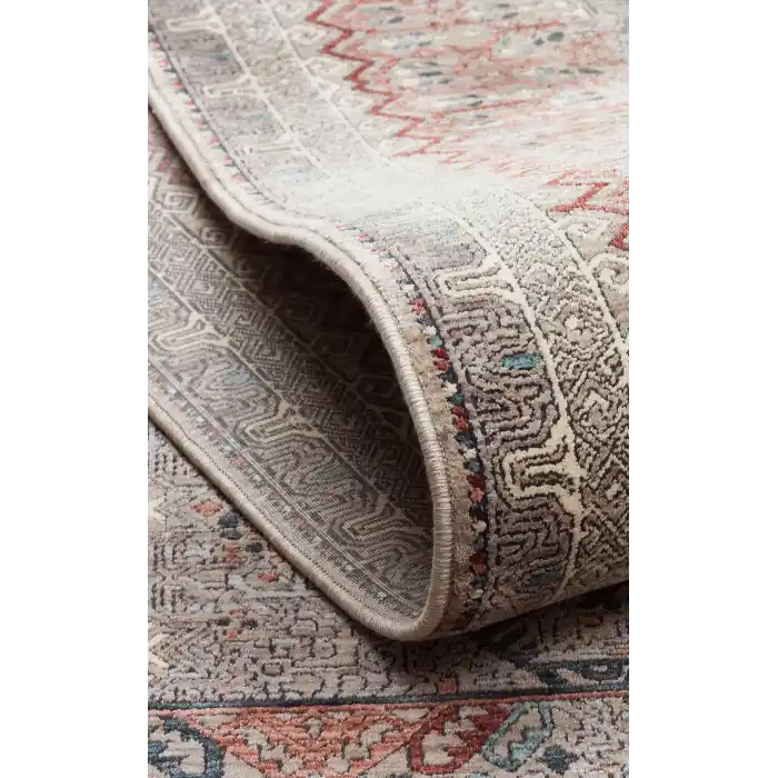 NAVARA HALI 0009 Geleneksel Uşak Desenlerine Sahip Vintage Görünümlü Yüksek Kalite Sık Dokuma Salon Halısı